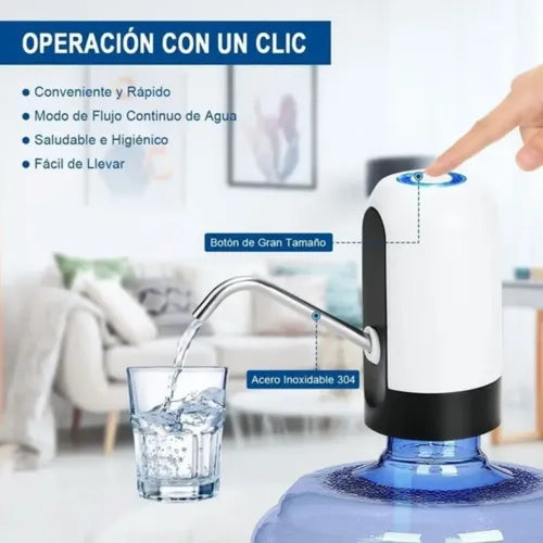Dispensador de agua portátil | Recargable USB