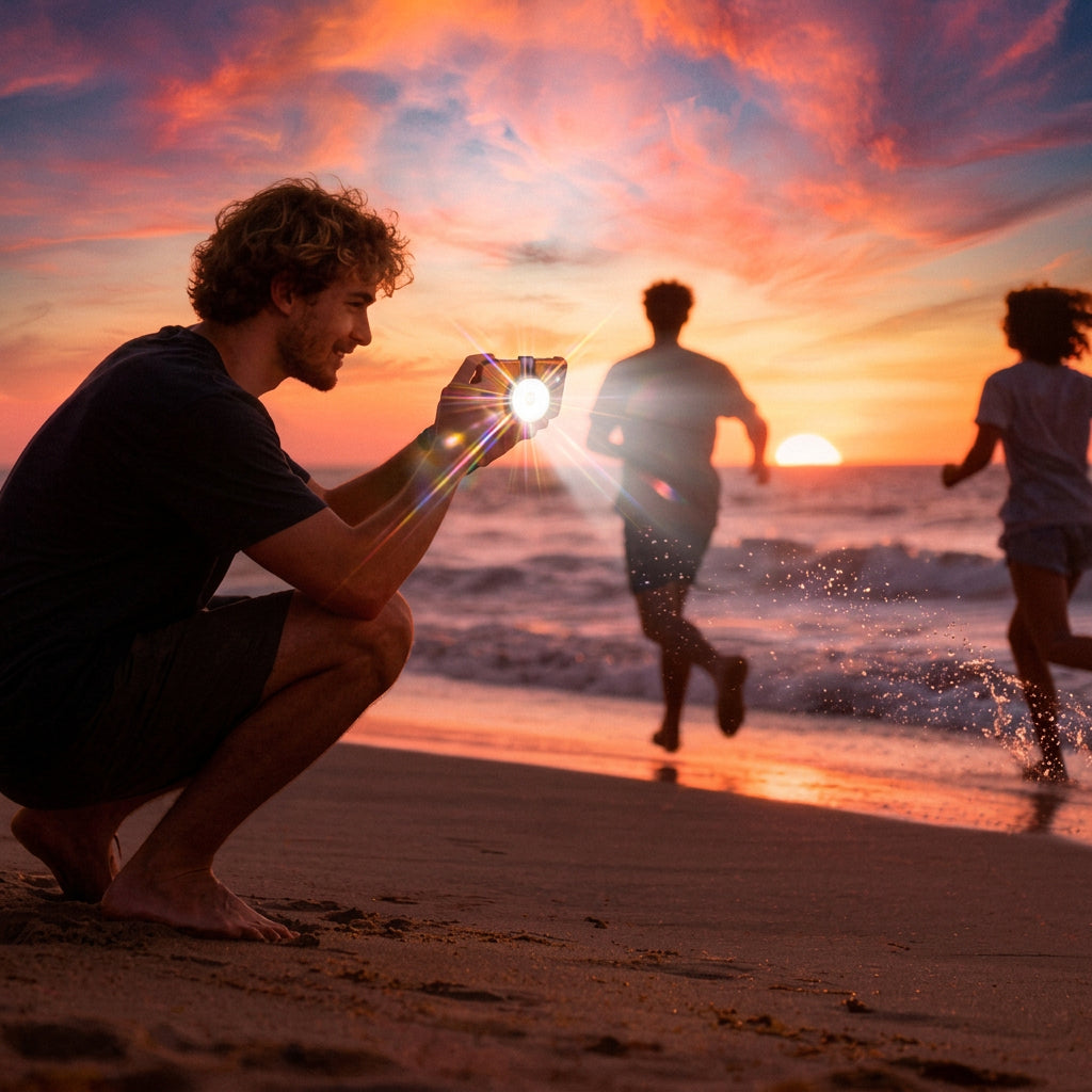 Luz LED portátil para celular